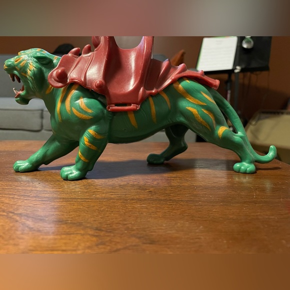 ⚡️Vintage Cringer Battlecat 1983 He-Man Masters Of The Universe Mattel Taiwan⚡️ - Picture 9 of 9